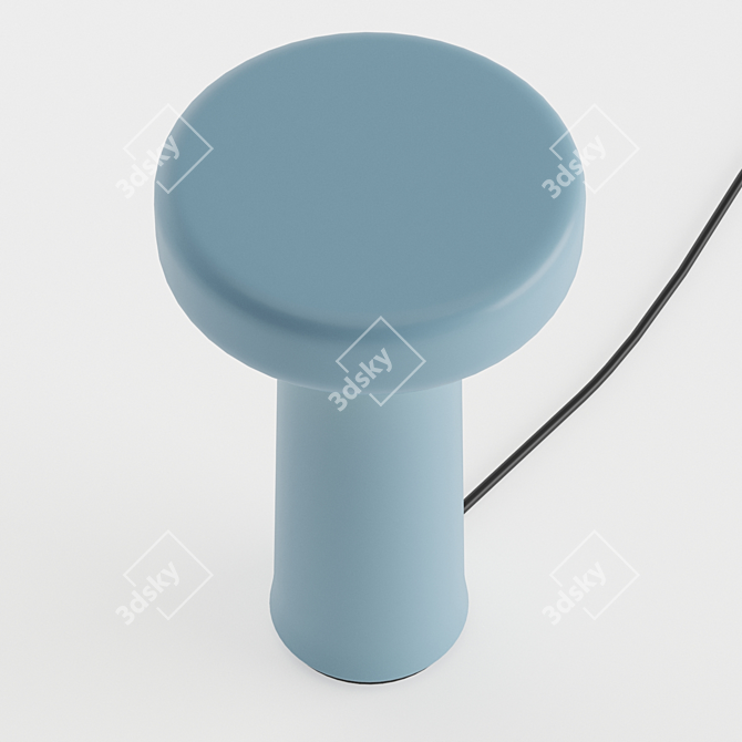 Sleek Muuto Ease Portable Lamp 3D model image 4