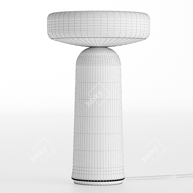 Sleek Muuto Ease Portable Lamp 3D model image 5