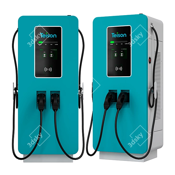 Teison 60KW EV Fast Charger 3D model image 1