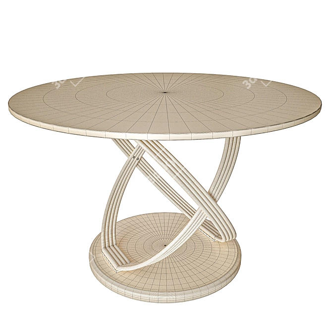 Modern Dining Table Halmar OPTICO 3D model image 4