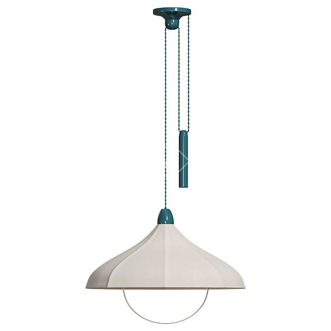 Handmade Suspended Light Fixture 3D model image 3