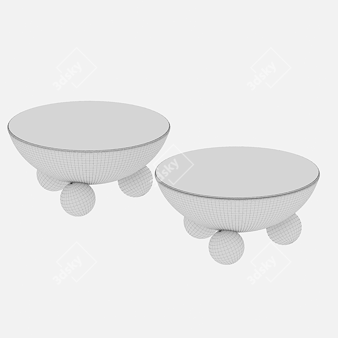 Contemporary ORINDZH Coffee Table 3D model image 3