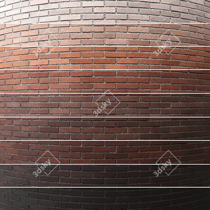 Seamless Brick Texture Pack 3D model image 2