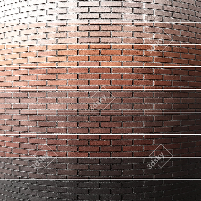 Seamless Brick Texture Pack 3D model image 10