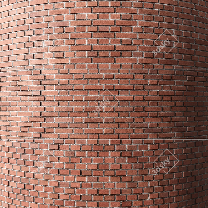 Seamless Brick Texture Pack 3D model image 12