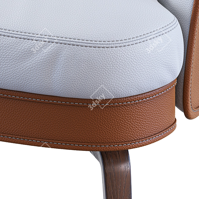 Sleek Nivola 2015 Armchair Design 3D model image 3