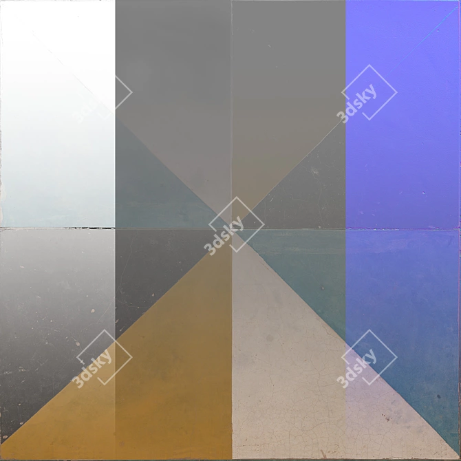  High-Resolution Seamless Tile Texture 3D model image 2