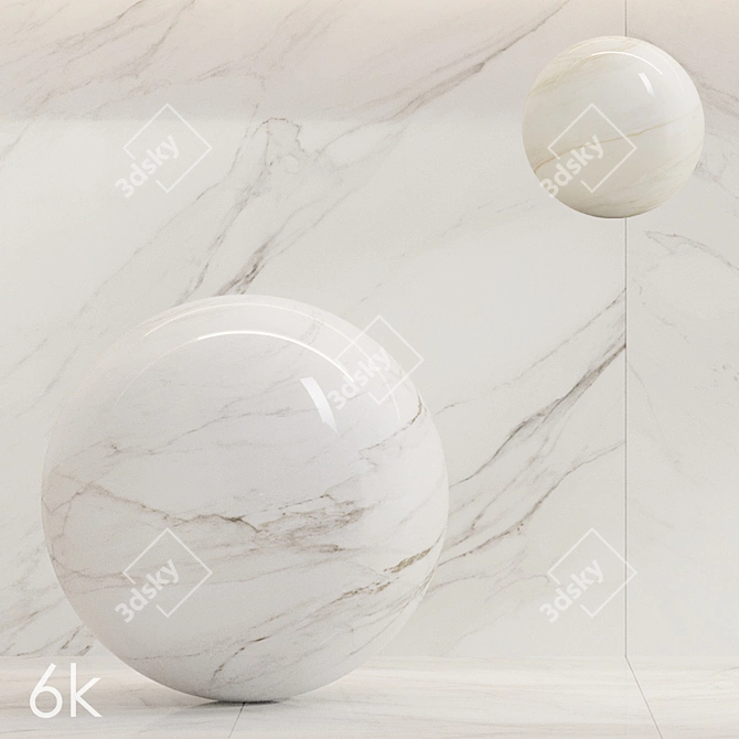 Capio Marble 3D Texture Pack 3D model image 1