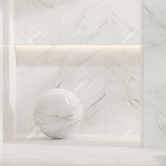 Capio Marble 3D Texture Pack 3D model image 5