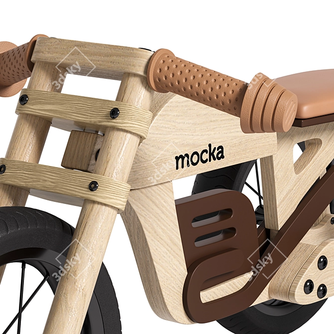 Eco-Wood Balance Bike Kit 3D model image 5