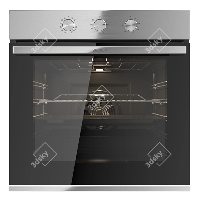 Gorenje Built-In Oven Model BO6727E03X 3D model image 2