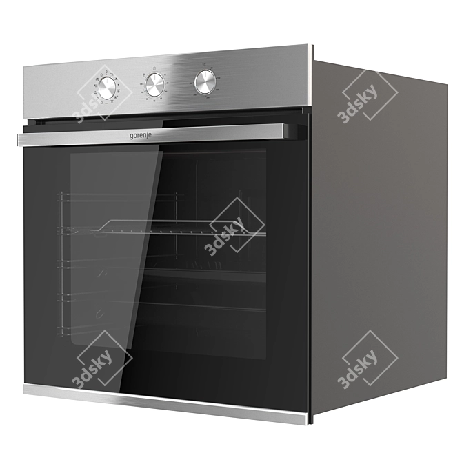 Gorenje Built-In Oven Model BO6727E03X 3D model image 3