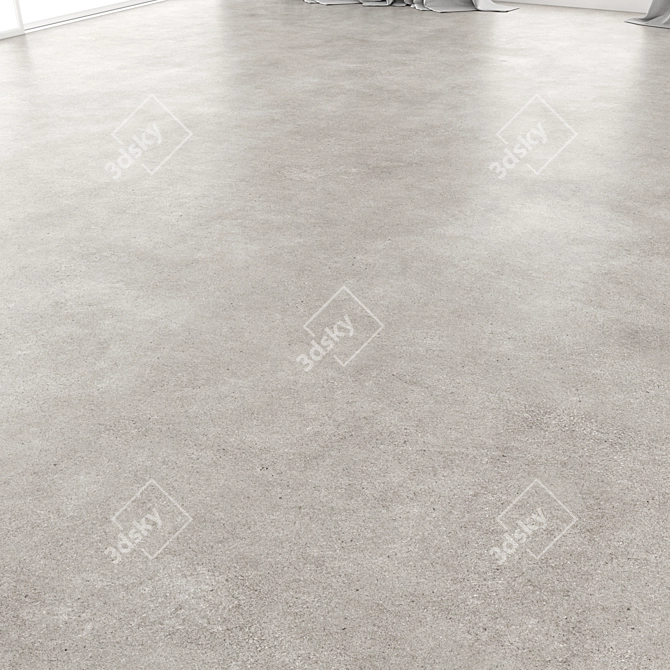 Polished Concrete Floor Material 3D model image 2