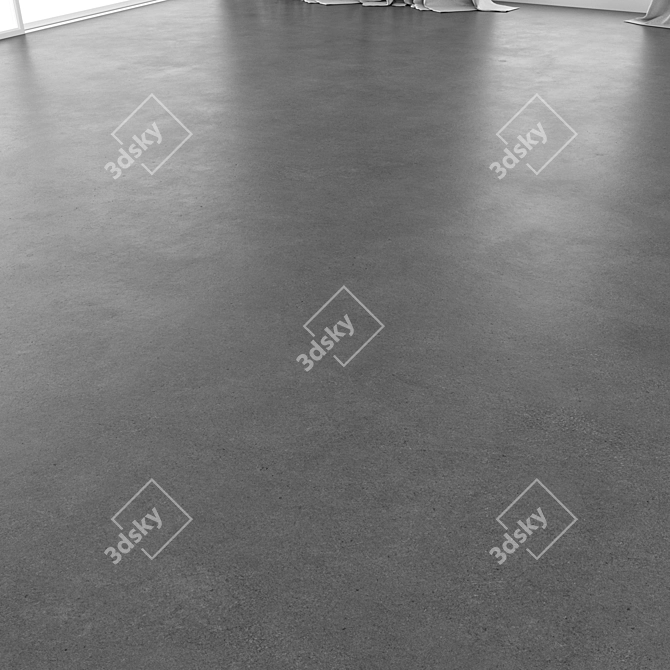 Polished Concrete Floor Material 3D model image 3