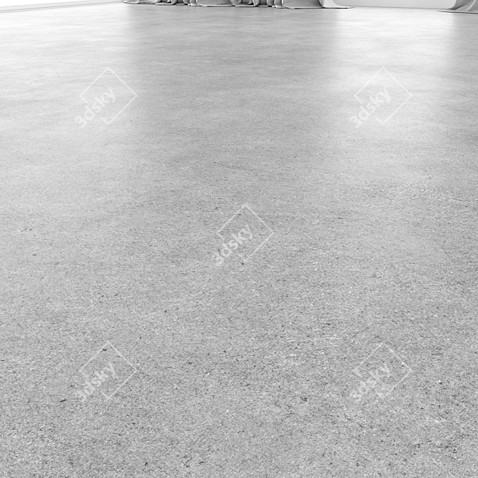 Polished Concrete Floor Material 3D model image 6