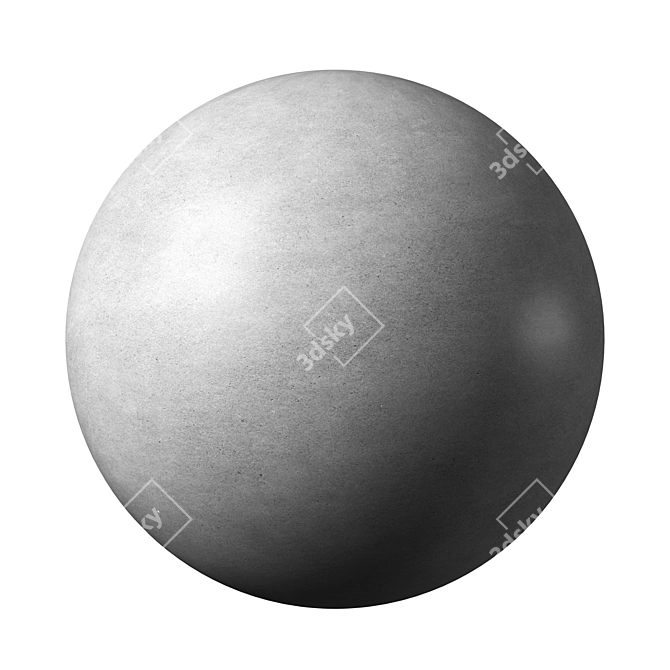 Polished Concrete Floor Material 3D model image 7