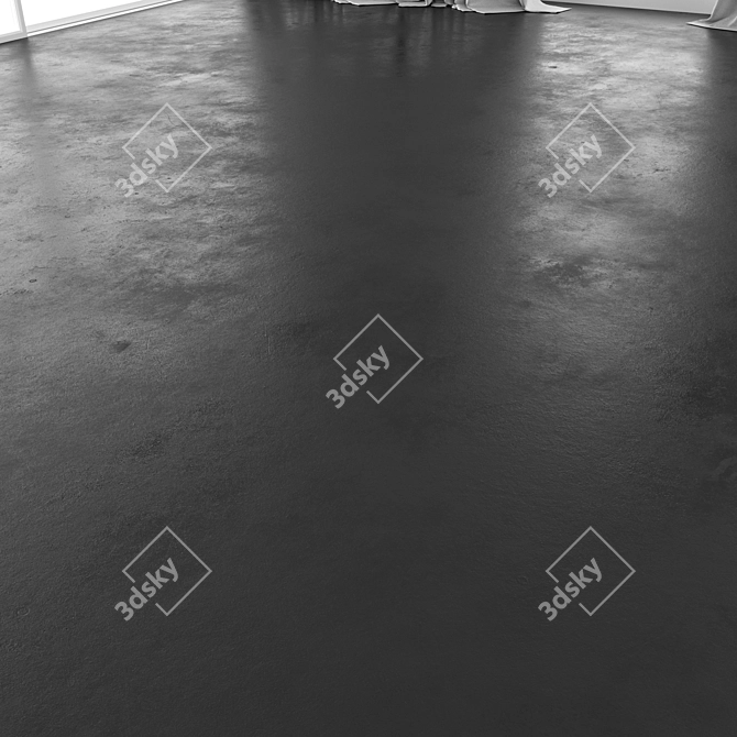 High-Quality Polished Concrete Materials 3D model image 3