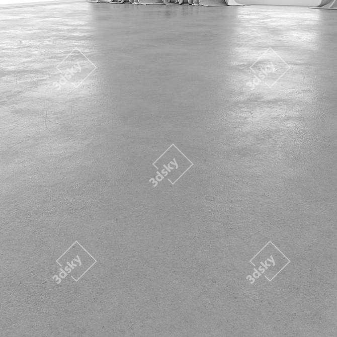 High-Quality Polished Concrete Materials 3D model image 6