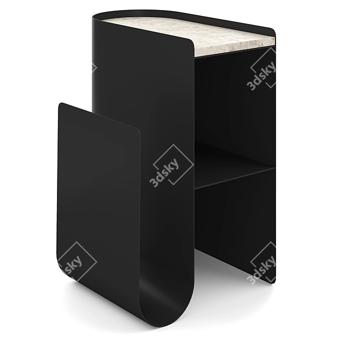 Modern Vault Side Table: Ferm Living 3D model image 6