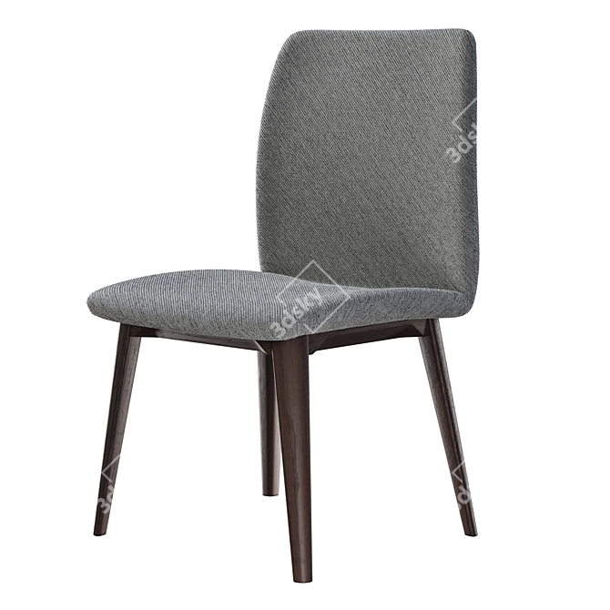 Giellesse Doris Contemporary Kitchen Chair 3D model image 4