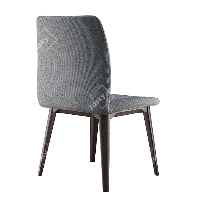 Giellesse Doris Contemporary Kitchen Chair 3D model image 5