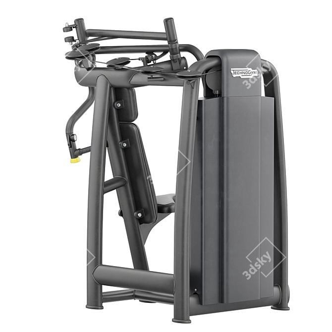 Technogym Selection 700 Chest Press 3D model image 2