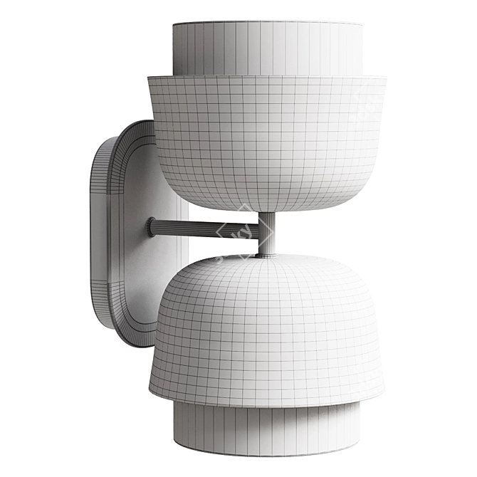 Wall Sconce Light Fixture 3D model image 2