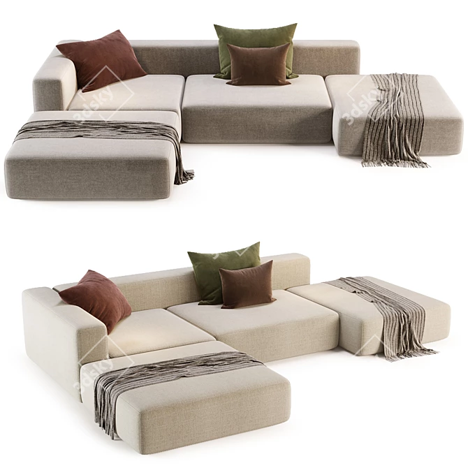 Modern Sofa Vito by Tuo 3D model image 2