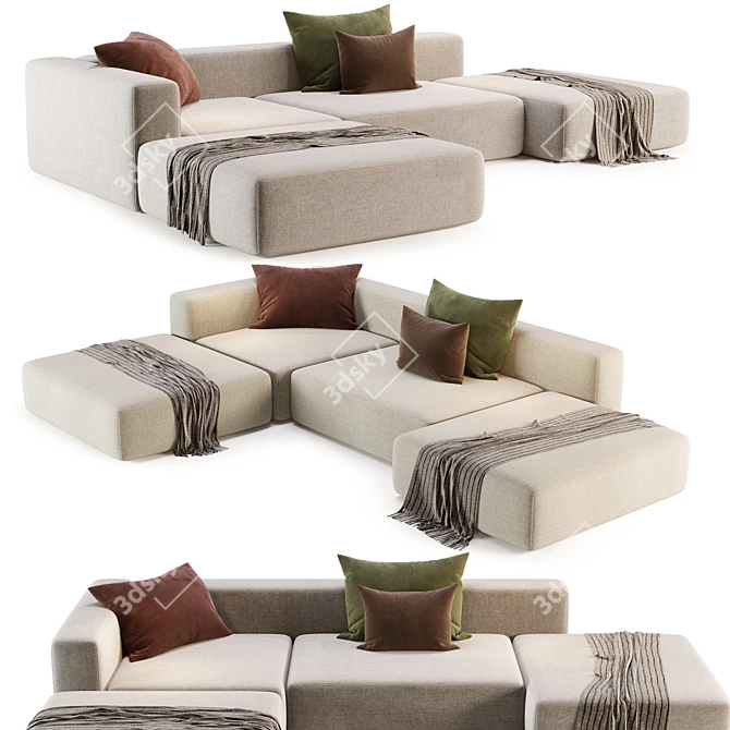 Modern Sofa Vito by Tuo 3D model image 3