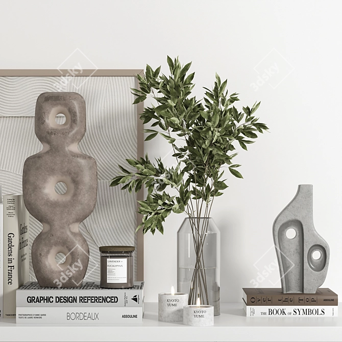 High-Quality Decor Set Vol057 3D model image 2