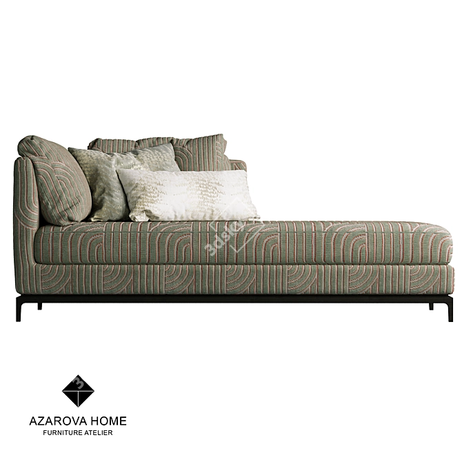 Azarova Home Carlton Sofa 3D model image 3