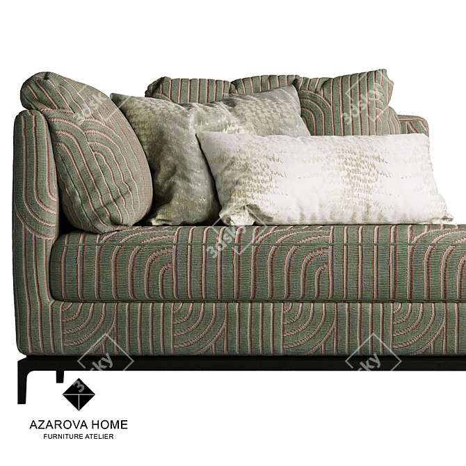 Azarova Home Carlton Sofa 3D model image 4