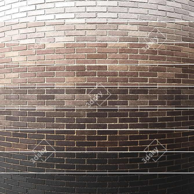 Seamless Brick Texture Pack 3D model image 2