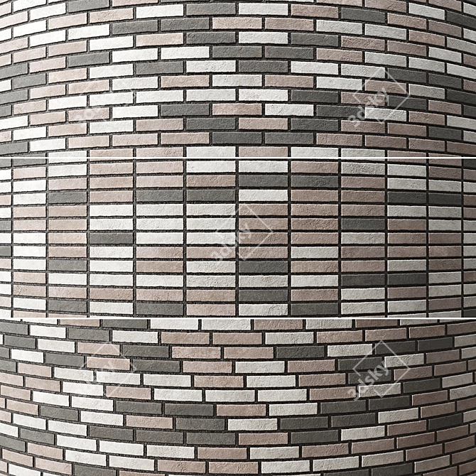 Seamless Brick Texture Pack 3D model image 3