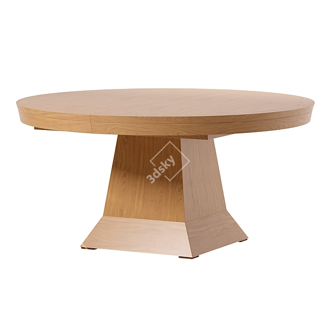 Sleek Leighton Dining Table 3D model image 2