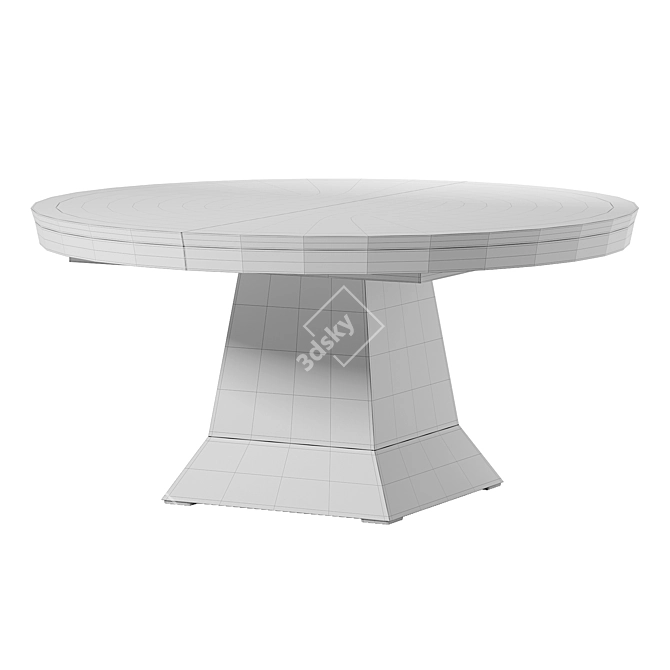 Sleek Leighton Dining Table 3D model image 4