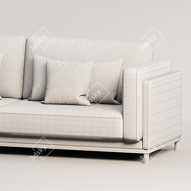 Modern TIME Design Sofa Marconato 3D model image 3