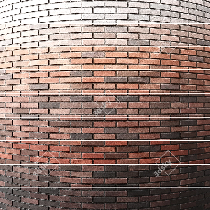 Seamless Brick Texture Pack 3D model image 2