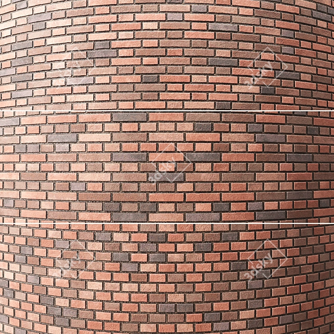 Seamless Brick Texture Pack 3D model image 4