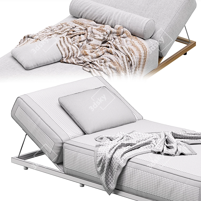  Modern Outdoor Lounger by Meridiani 3D model image 7