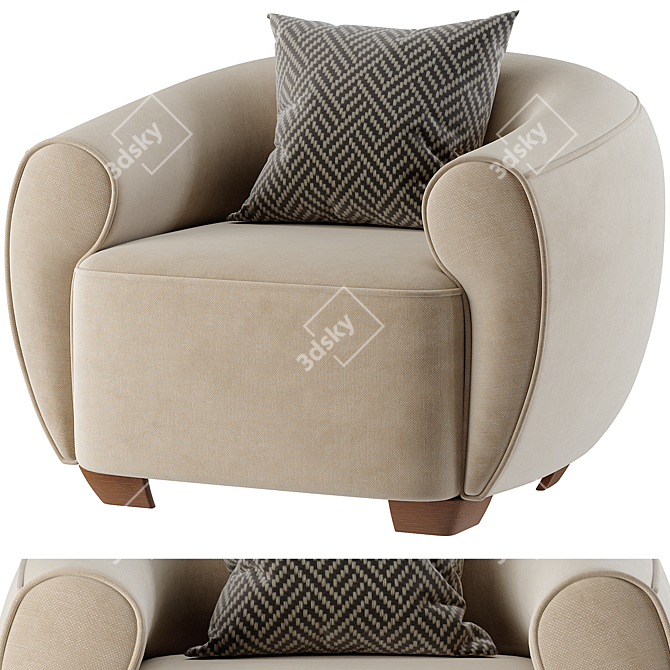 Contemporary Loft Berjer 2014 Furniture 3D model image 1