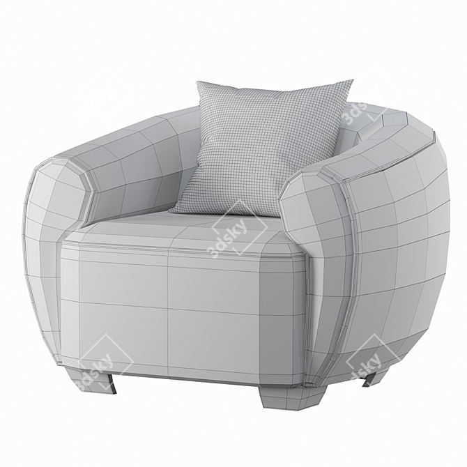 Contemporary Loft Berjer 2014 Furniture 3D model image 4