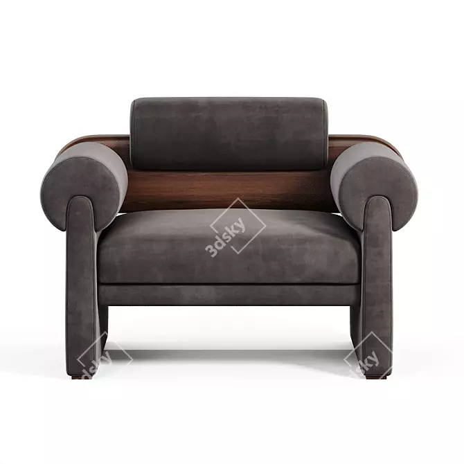 Corona & Vray Rendered Armchair 3D model image 3