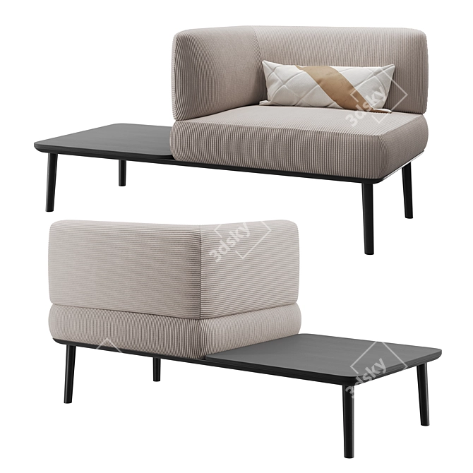 Offecct Sou 03 Mod Sofa 3D model image 5