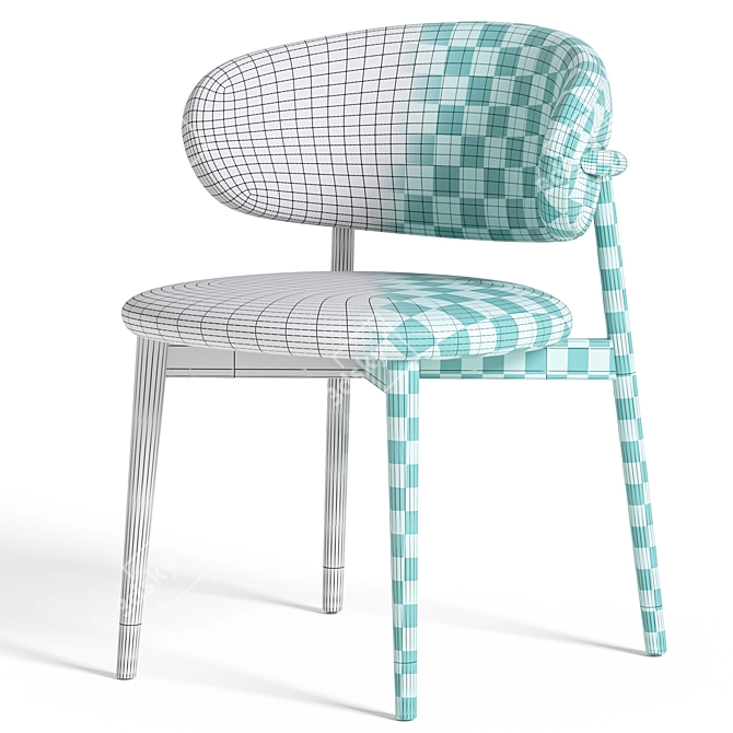 Modern Chic Oleandro Chair Design 3D model image 5