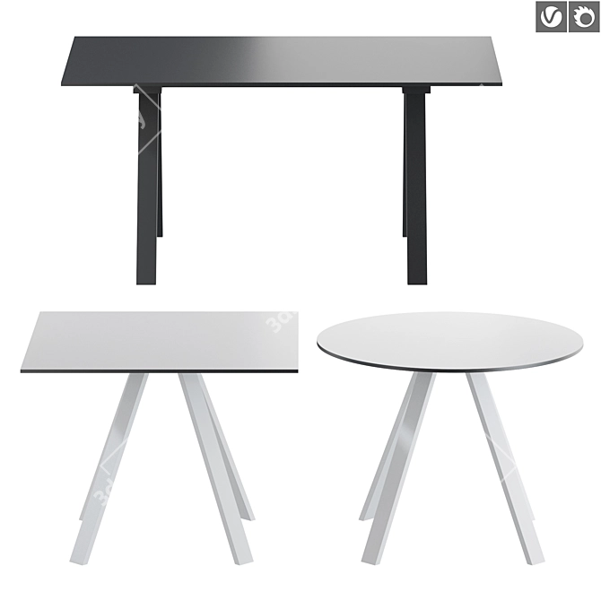 Polygonal Table Collection "Colos Vu 3D model image 1