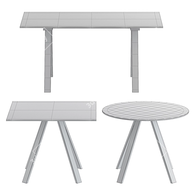 Polygonal Table Collection "Colos Vu 3D model image 3