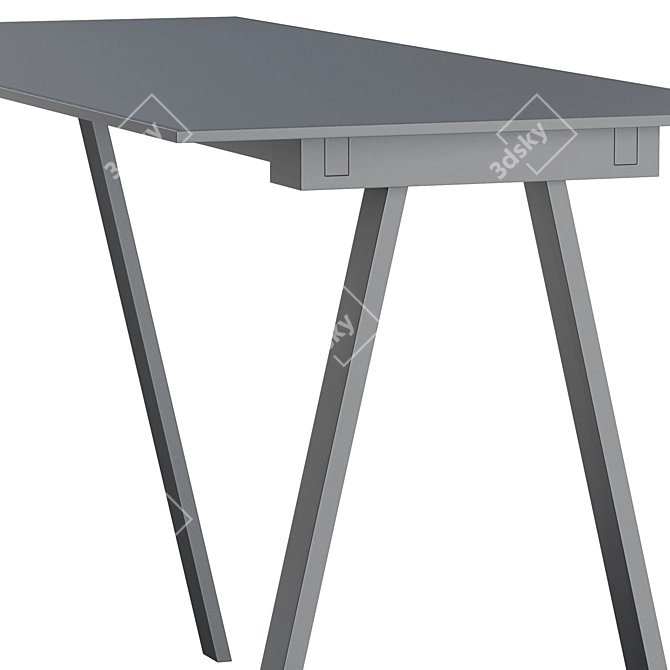 Contemporary Colos Vu Desk 3D model image 3