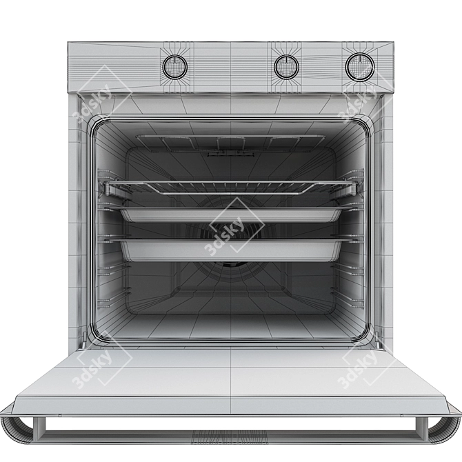 Gorenje BSA6737ORAB Built-In Oven 3D model image 7