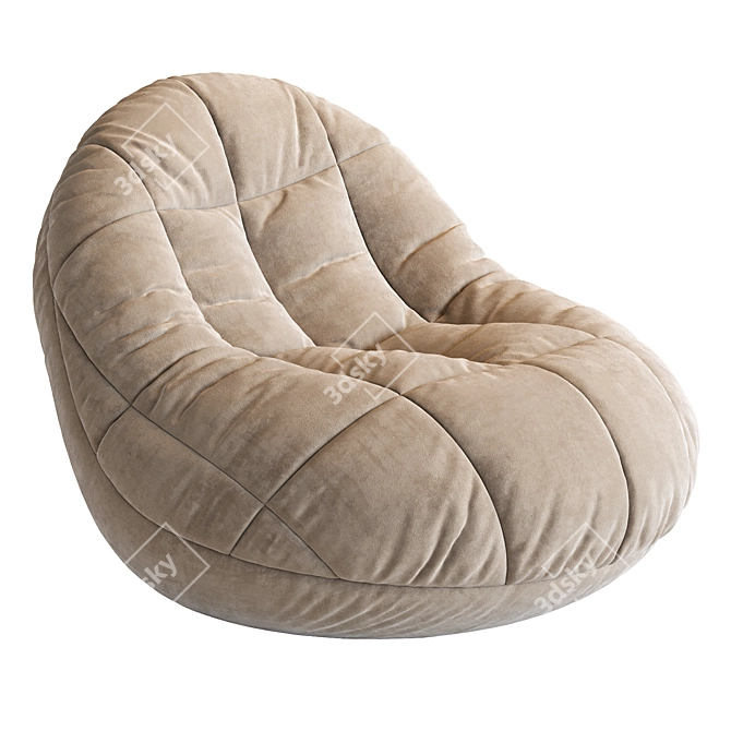 Contemporary Beanbag Seat N_3 3D model image 4